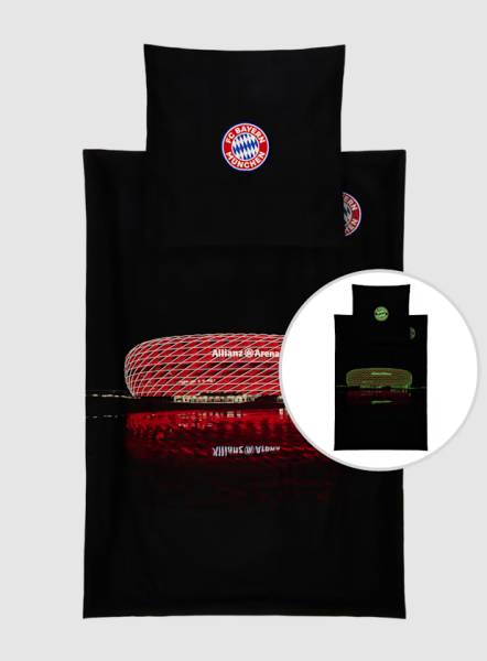 FC Bayern München - Bettwäsche Glow in the dark Arena